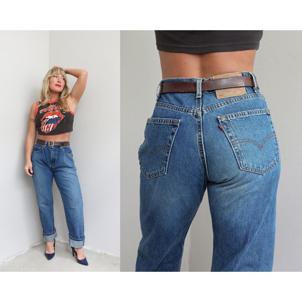 Early 2000's Vintage USA Made Levi's 505 Jeans ~ Women's XS SM ~ 30" 31" Waist